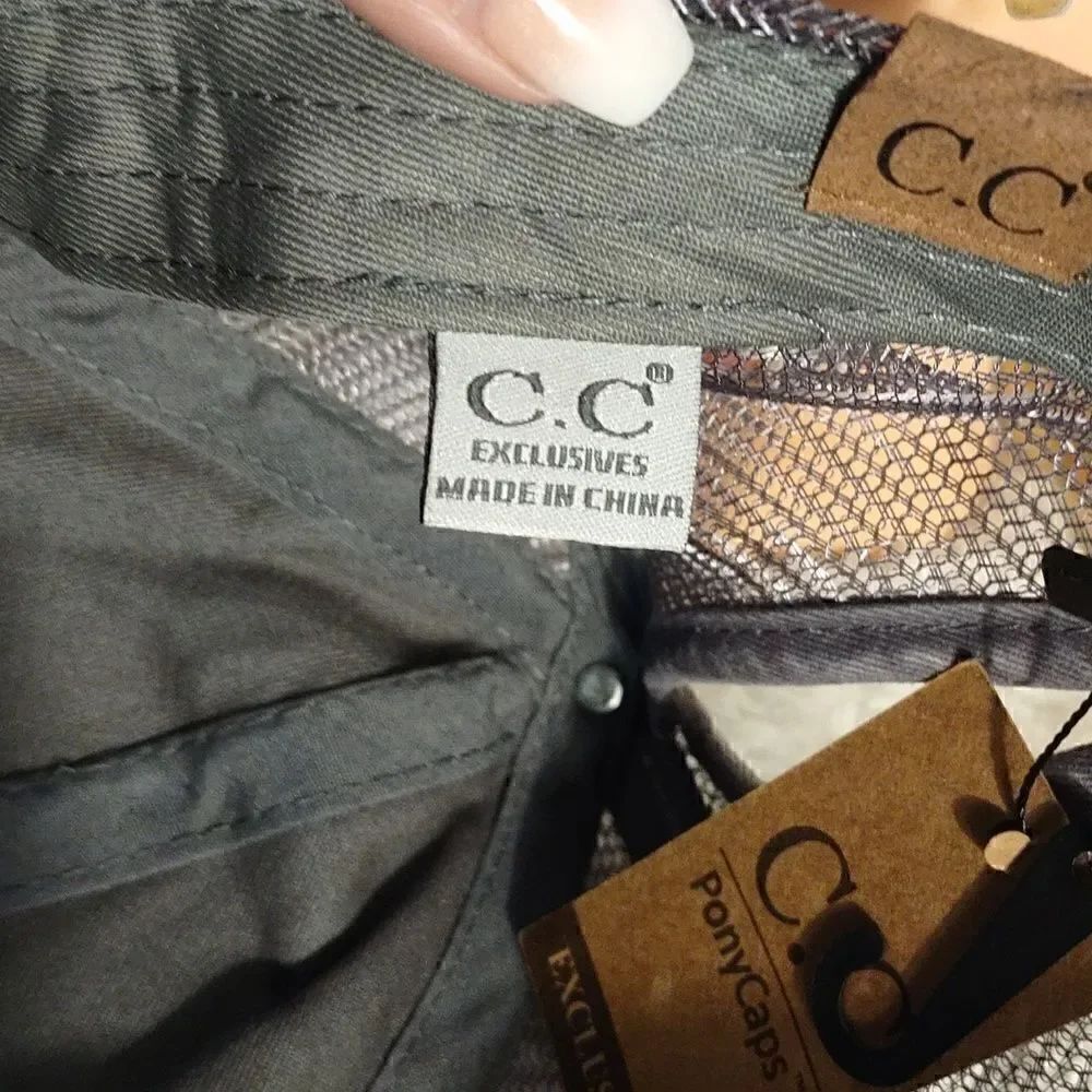 CC Distressed "Can I Pray For You" Pony Cap - Picture 7 of 8